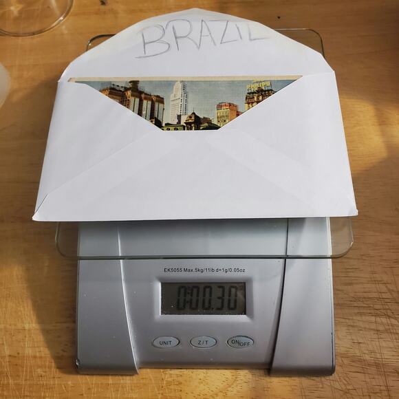 2 Brazil Vintage Postcards Ephemera - Picture 5 of 5